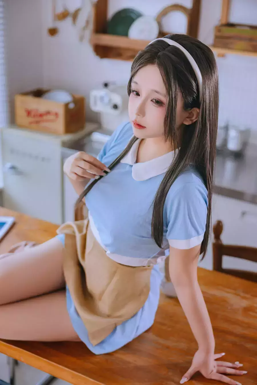 No.209 – 蛋糕售卖员 [84P 3V] 性感美女写真照素材-丽图社