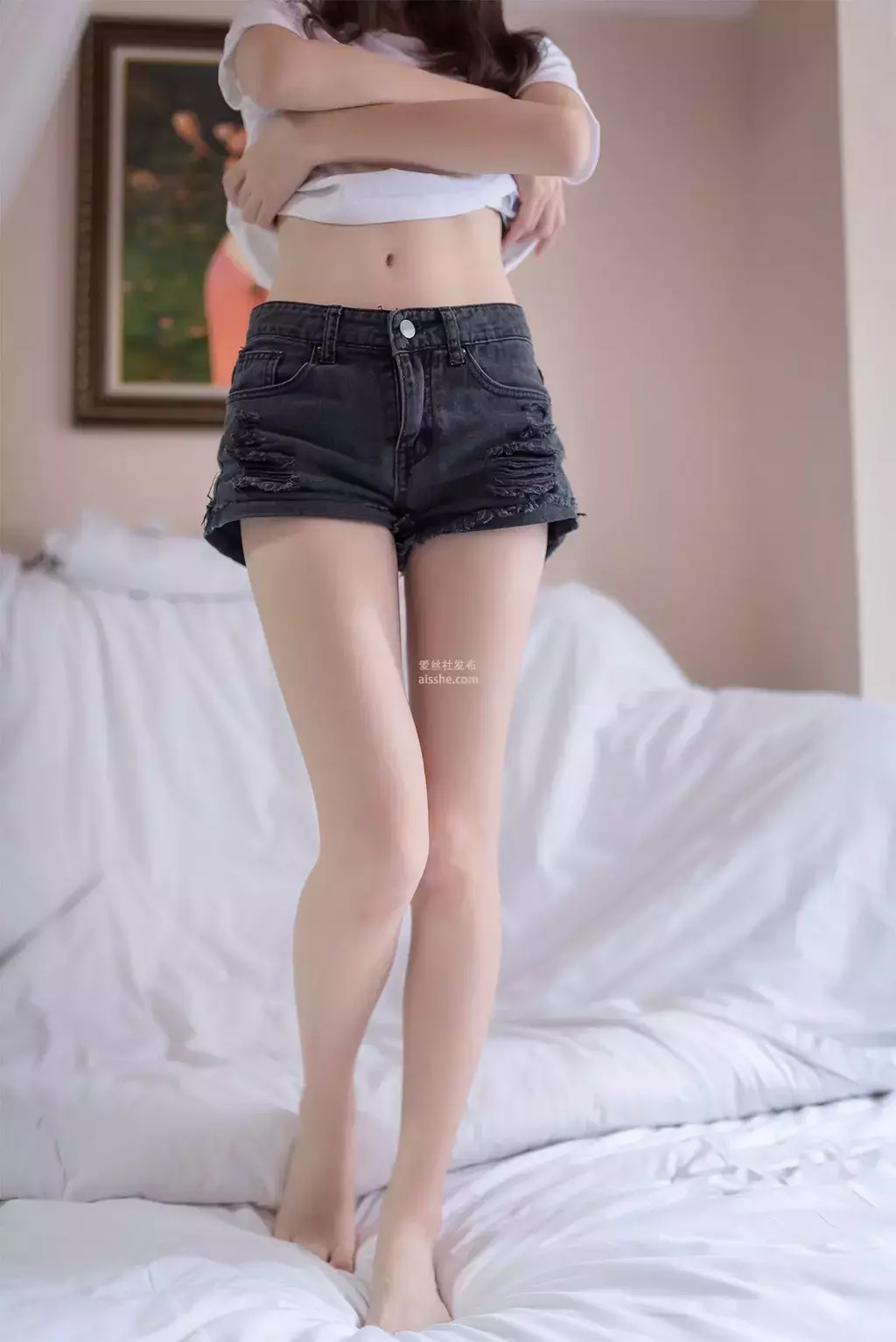 喵糖映画少女VOL.428 夏日热裤 美女唯美写真素材-丽图社