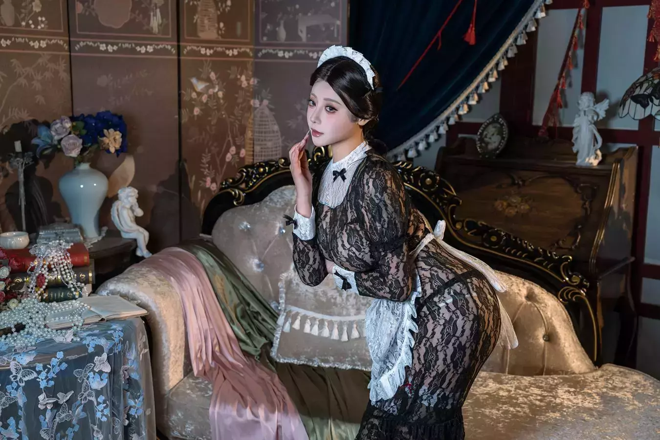 No.107 – 顺从 [40P] 长裙比基尼风美女写真-丽图社