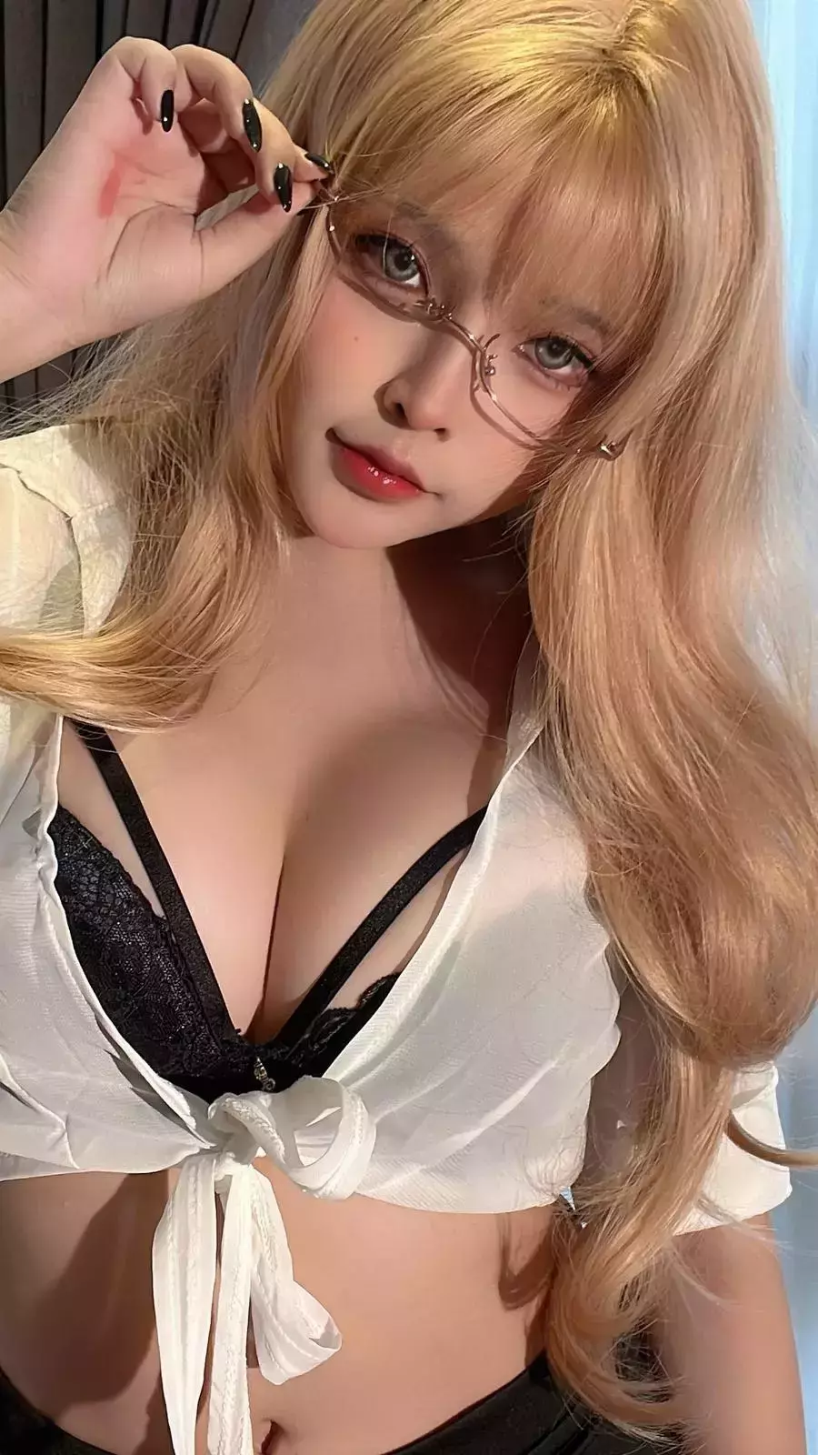 No.080 – Blondie Office Lady [34P] 百变时尚美女穿搭照片-丽图社