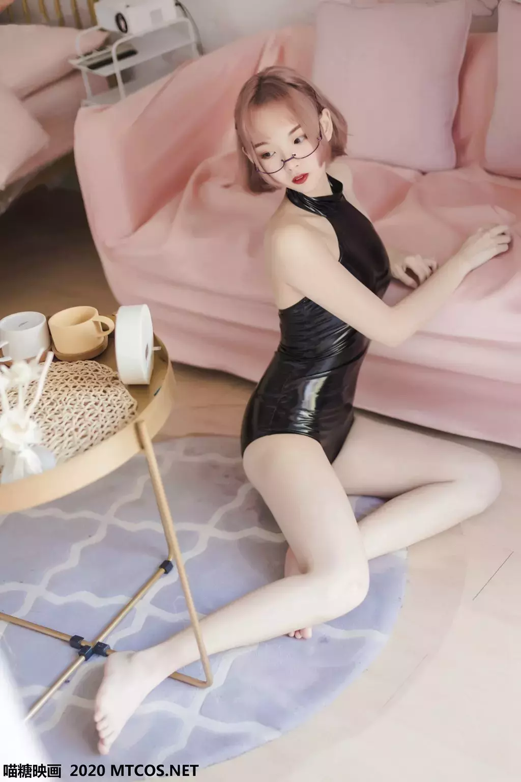 喵糖映画少女写真 VOL.110 长腿眼镜娘 美女模特福利写真-丽图社