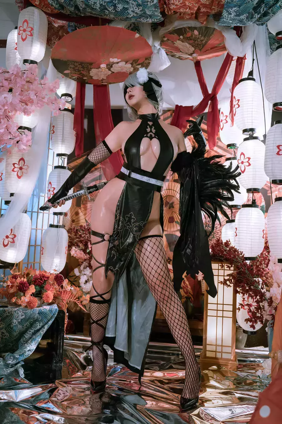 No.105 – 奶桃 2B本 YoRHa No.2 Type B 下 [39P] 唯美性感身材美女图片壁纸-丽图社