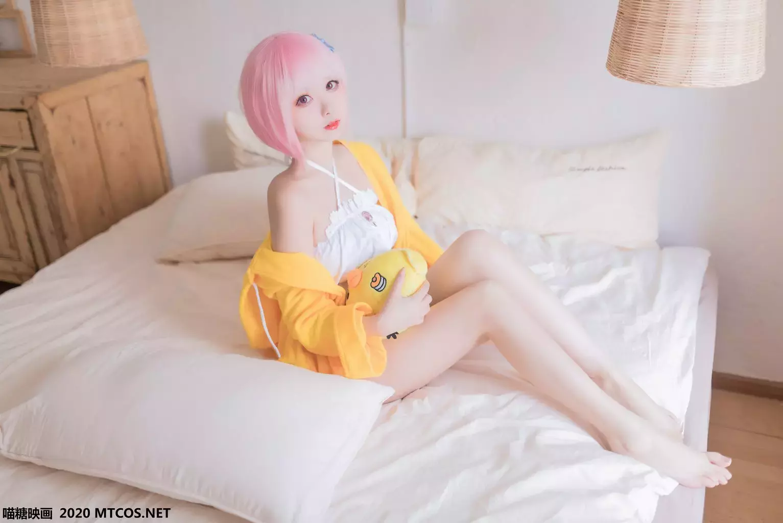 喵糖映画少女写真 VOL.134 贪睡的嶋葵 清纯时尚美女写真拍摄-丽图社