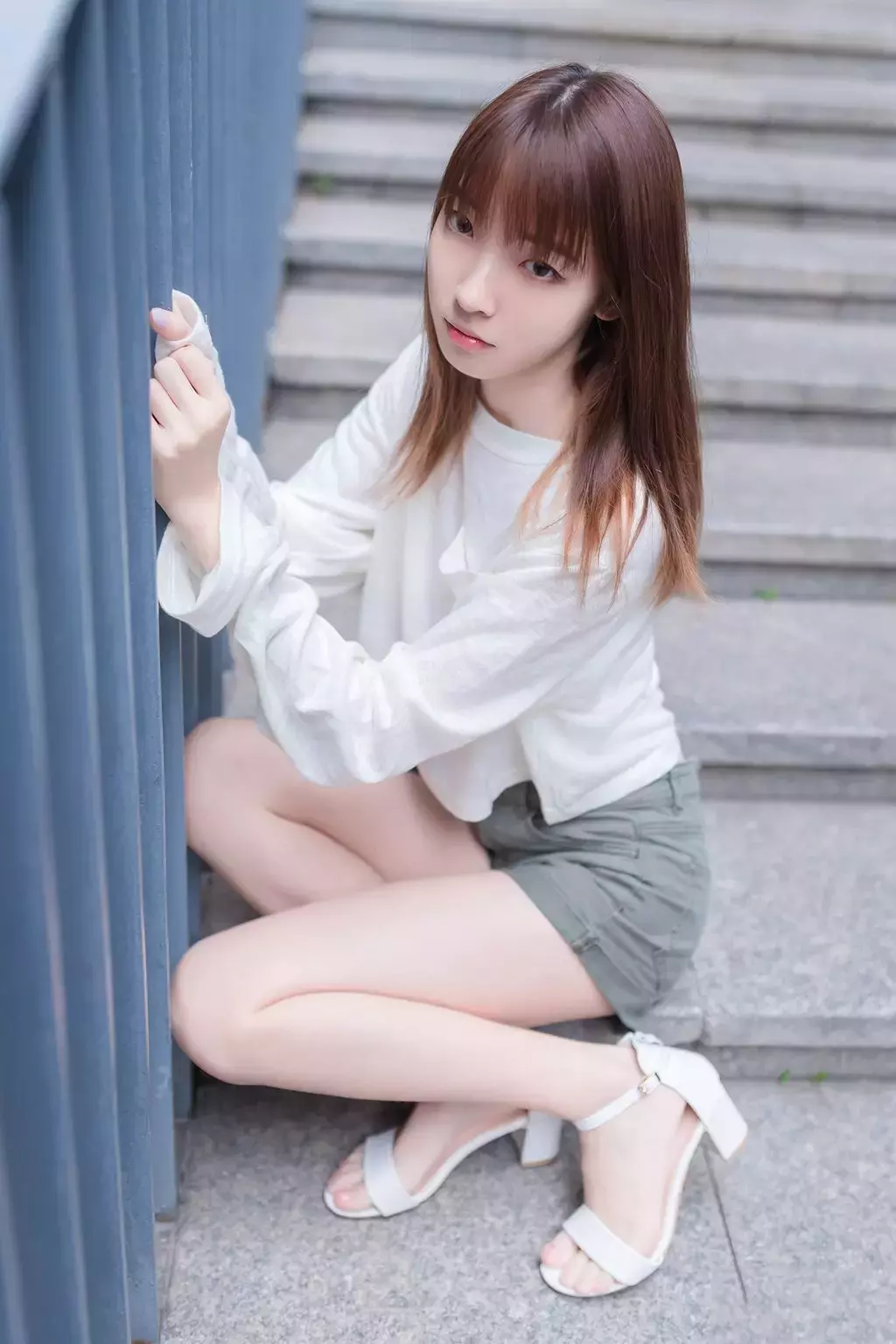 喵糖映画少女VOL.424 夏日短裤 美女写真套图素材照片-丽图社