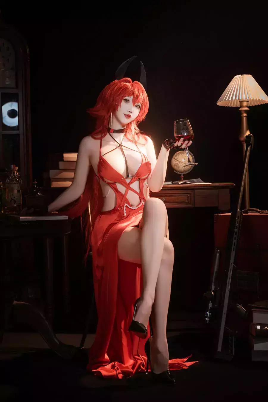 No.139 – Nikke胜利女神 小红帽礼服 [24P] 高颜值好身材美女壁纸高清好看-丽图社