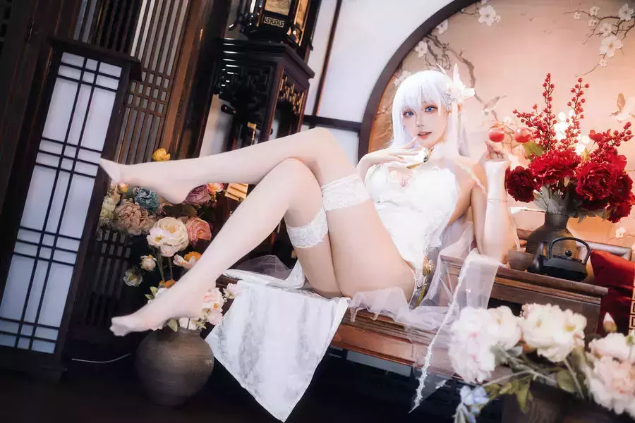 No.094 – 碧蓝航线 阿尔比恩旗袍 [20P] 身材超级性感的美女手机壁纸-丽图社