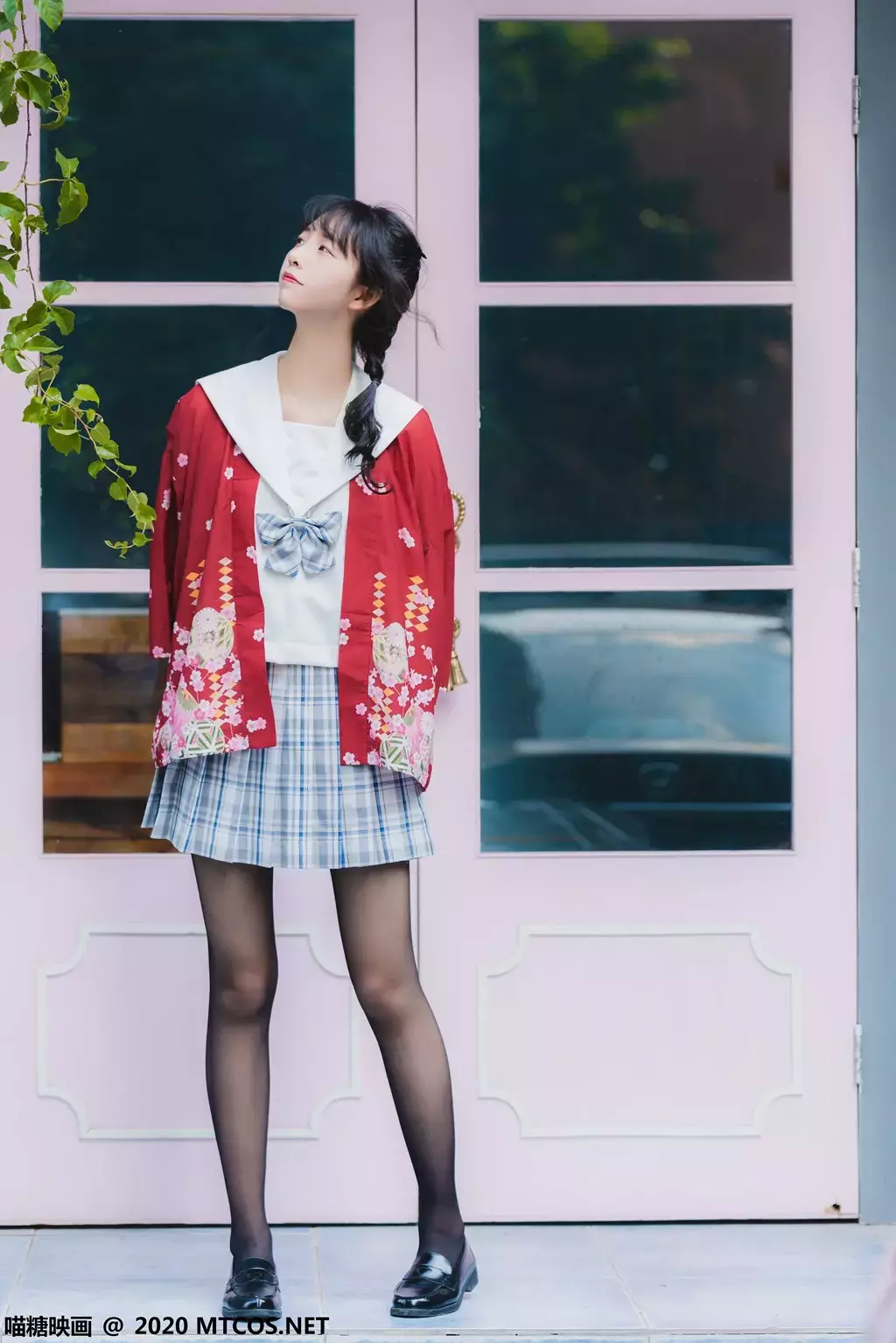 喵糖映画少女写真JKL.018 户外JK至服 高清美女写真摄影图片-丽图社