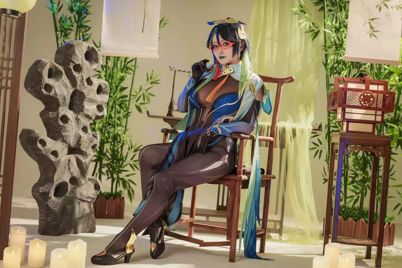 No.067 – 原神 闲云 [56P] 美少女高清时尚写真图集-丽图社