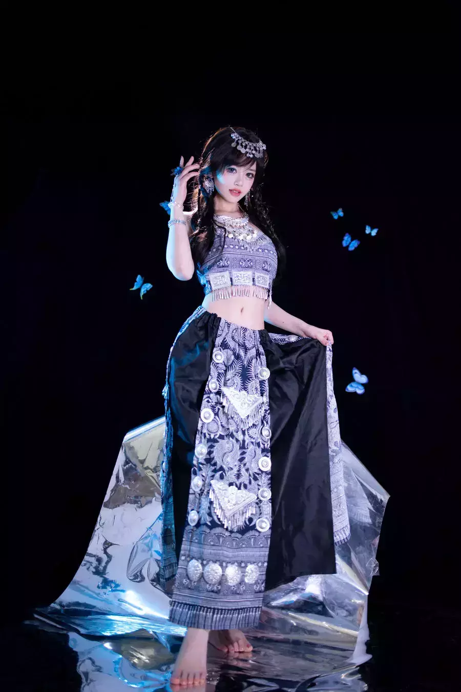 No.009 – 苗疆蓝蝶 [30P] 高颜值好身材美女壁纸高清好看-丽图社