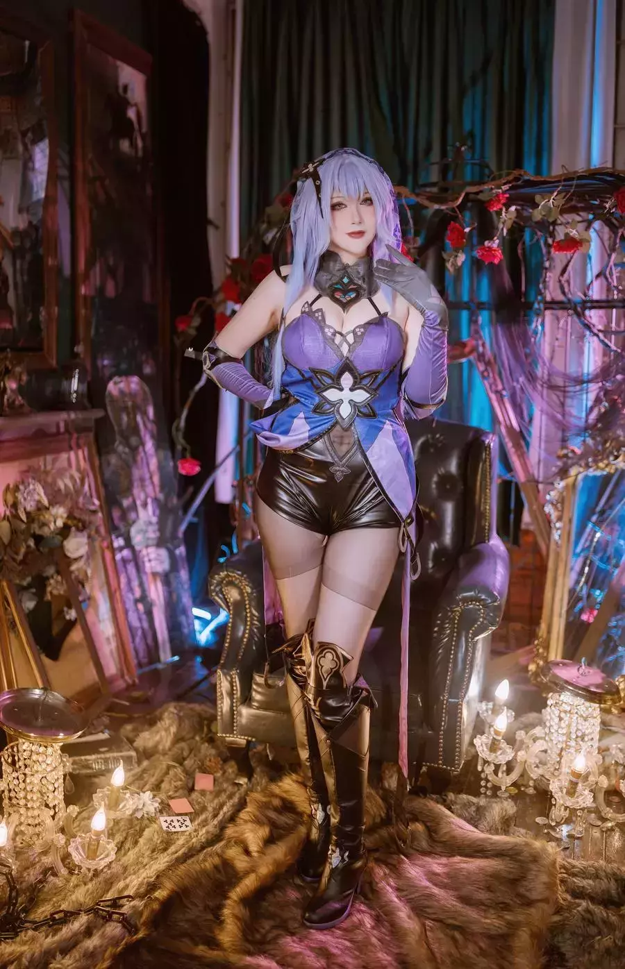 No.016 – 崩坏：星穹铁道 黑天鹅 [40P] 好看身材模特美女图片壁纸-丽图社