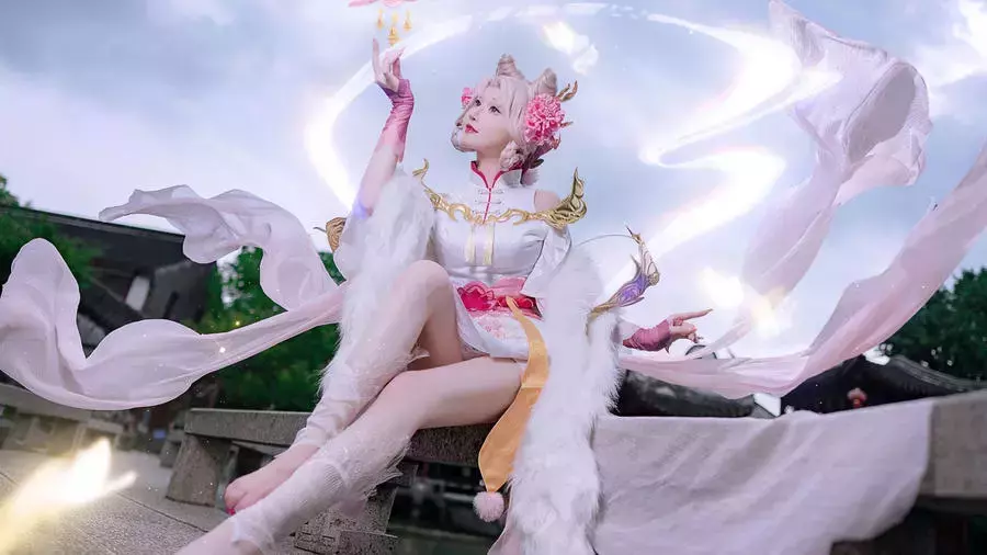 No.010 – 王者荣耀 嫦娥拒霜思 [17P] 又纯又欲心动型小姐姐-丽图社