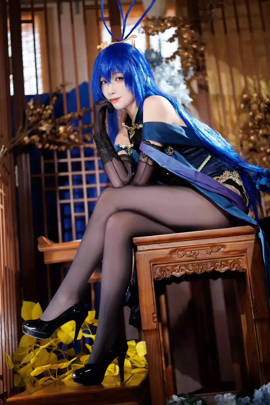 No.065 – 碧蓝航线 新泽西花园旗袍 [43P] 美丽姑娘图片高清-丽图社