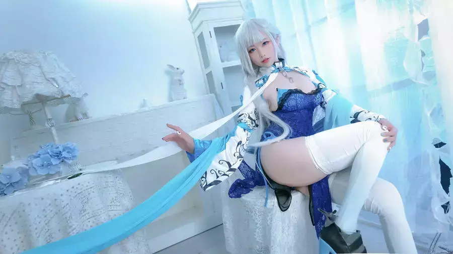 No.012 – 碧蓝航线 贝尔法斯特 旗袍 [15P] 百变时尚美女穿搭照片-丽图社