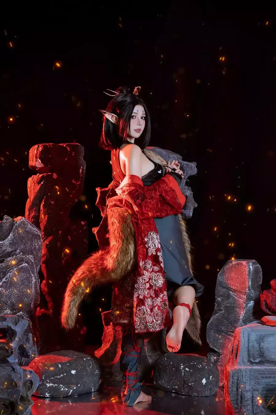 No.047 – 黑神话 萍萍 [68P] 美少女高清时尚写真图集-丽图社